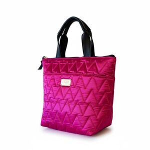 Betsey Johnson Pink Quilted Tote Bag